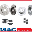 Fits 1994-1997 Volvo 850 Front & Rear Brake Disc Rotors & Pads 6Pc Kit