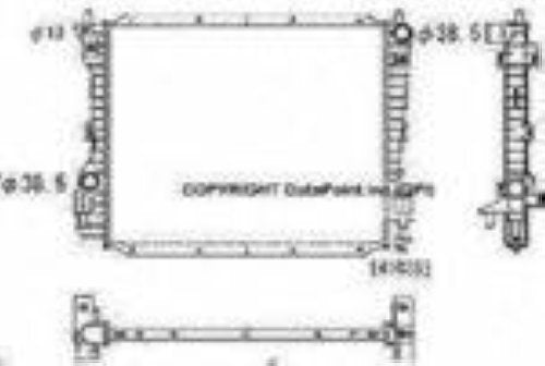 Ford Mustang NEW OSC 2789 Radiator