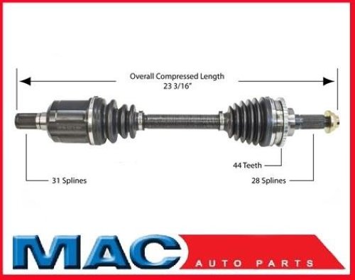 Ford Lincoln Mazda MZ2303A D/S Nuevo CV Conjunto completo
