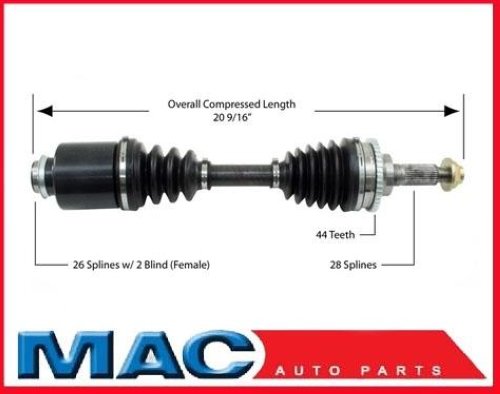 Mercu Ford Lincoln P/S MZ2304A Nuevo CV Conjunto completo