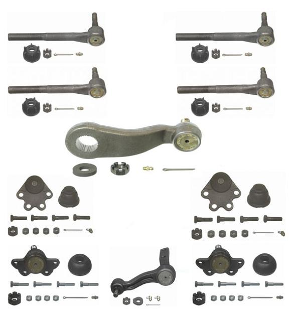 Ball Joints Tie Rods Center Link For 1988-1992 GM K1500 Four Wheel Drive Pick Up