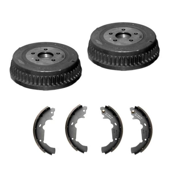 Se adapta al kit de 4 piezas de resortes de zapatas de freno trasero para Ford Windstar 94-03