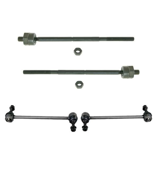 05-10 Fits Ford Mustang Front Inner Tie Rod Ends & Stabilizer Sway Bar Links