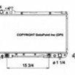 Rav4 2 Row Heavy Duty With Manual Transmission New OSC 1860 Radiator