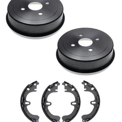 for Toyota Corolla Rear Brake Drums W/ Brake Shoes 1993 1998 2000 2001 2002