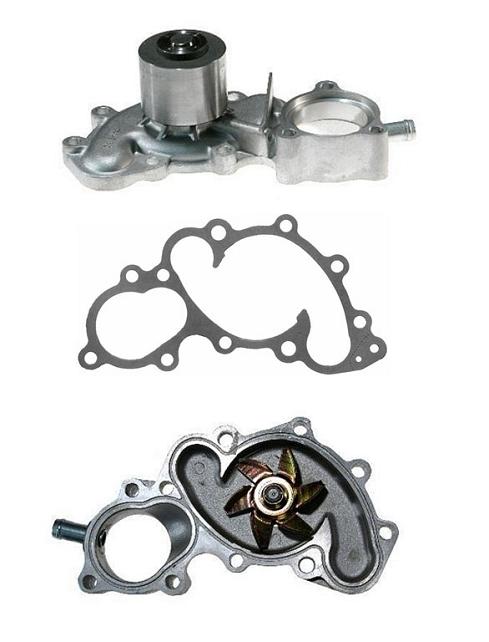 Se adapta a la bomba de agua del motor Toyota 4RUNNER 96-02 95-98 TACOMA 95-04 con tubo de derivación