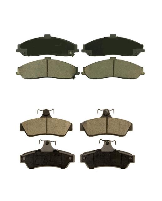 Fits 2005-2006 Pontiac GTO 5.7L V8 Ceramic Front & Rear Brake Pads