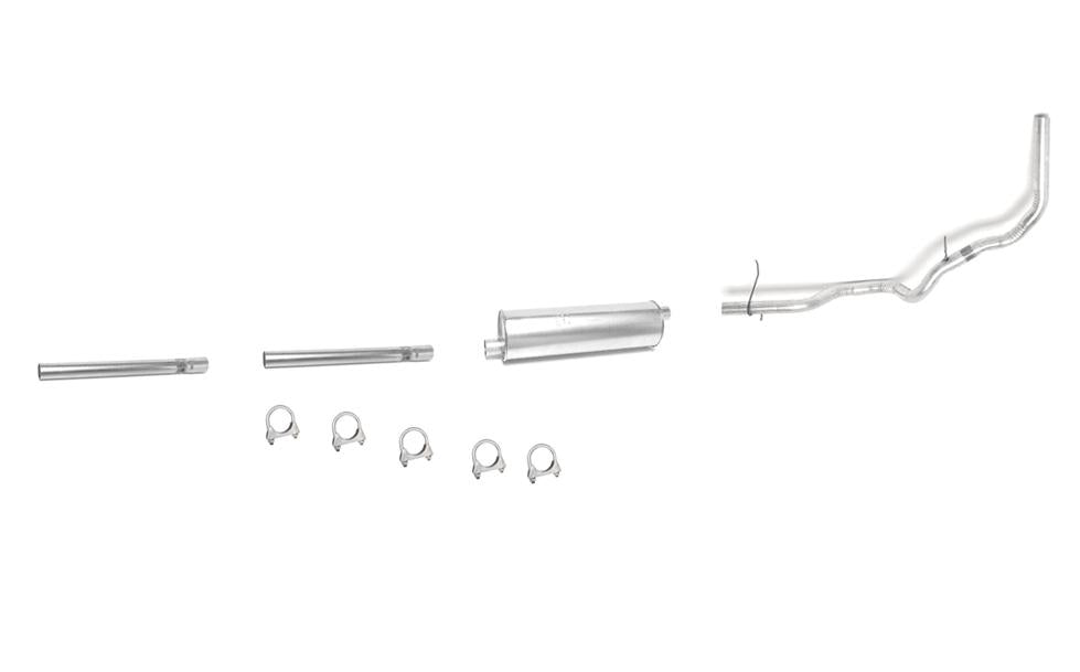 88-95 F250 5.8L Over 8500LB Single Outlet Conversion Muffler Exhaust Pipe System