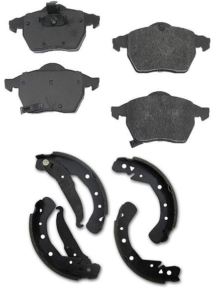 Fits Saturn L100 2001-2002 Front Ceramic Disc Brake Pads and Rear Shoe Set