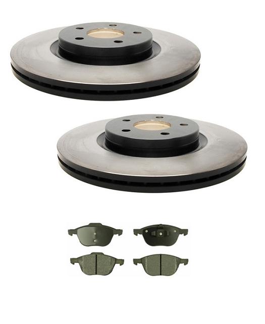 For 05-11 S40 Turbo Volvo With Larger 320MM Front Brake Rotors & Ceramic Pads