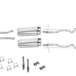 Para sistema de escape con silenciador doble Lincoln Town Car 5.0L 1982-1989