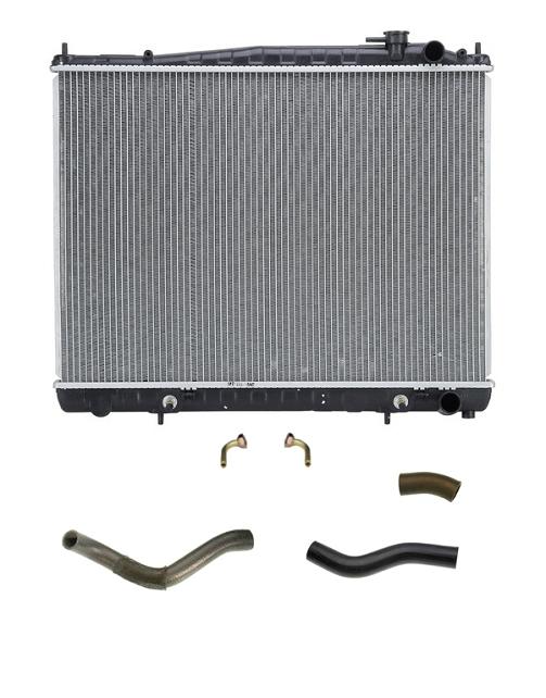 A/T Radiator, Upper and Lower Hoses Fits NISSAN PATHFINDER 1996-2000 3.3L