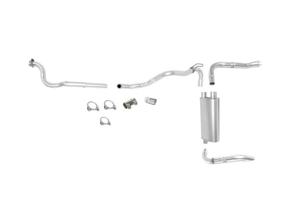 Fits For 93-95 CHEVROLET CAMARO V6 3.4L Dual Outlet Muffler Conversion System