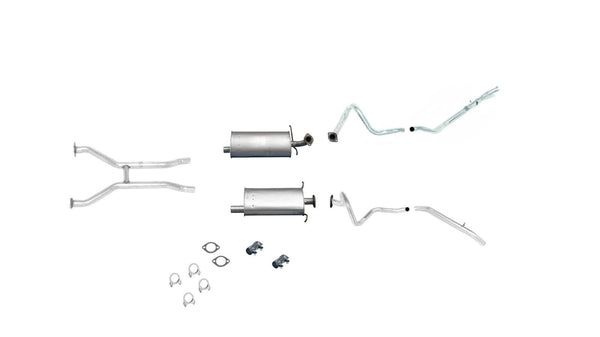 Exhaust System Muffler Pipe DUAL For 98-02 Mercury Grand Marquis W/O Resonators