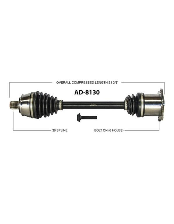 AD8130 P/S CV Shaft Axle Complete Assembly New