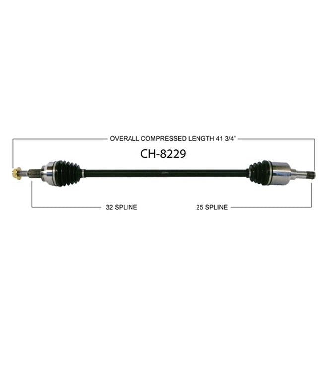 CH8229 08-10 Town Grand Caravan 3.3L P/S CV Shaft Axle Complete Assembly
