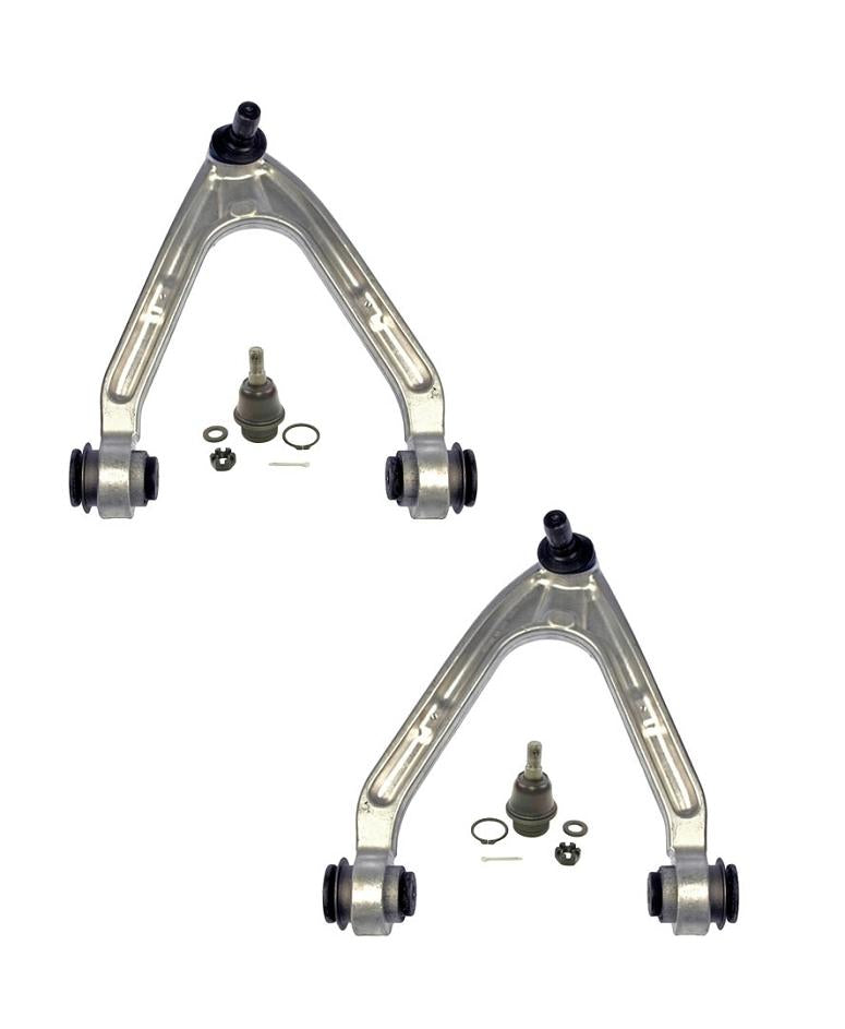 Se adapta a Hummer H3 2006-2010 (2) brazos de control superiores (2) piezas de rótulas inferiores