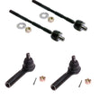 Inner & Out Tie Rod Rods Ends (4) Pc Kit Fits 93 to 02/1996 Nissan Altima