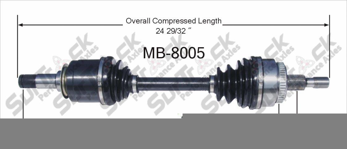 Fits Mercedes Benz CV Drive Axle Shaft Premium Quality