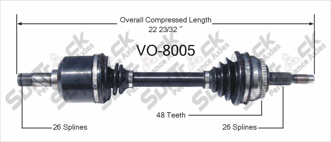 Driver Side Will Fit Volvo 850 V70 S70 C70 With Manual Transmission
