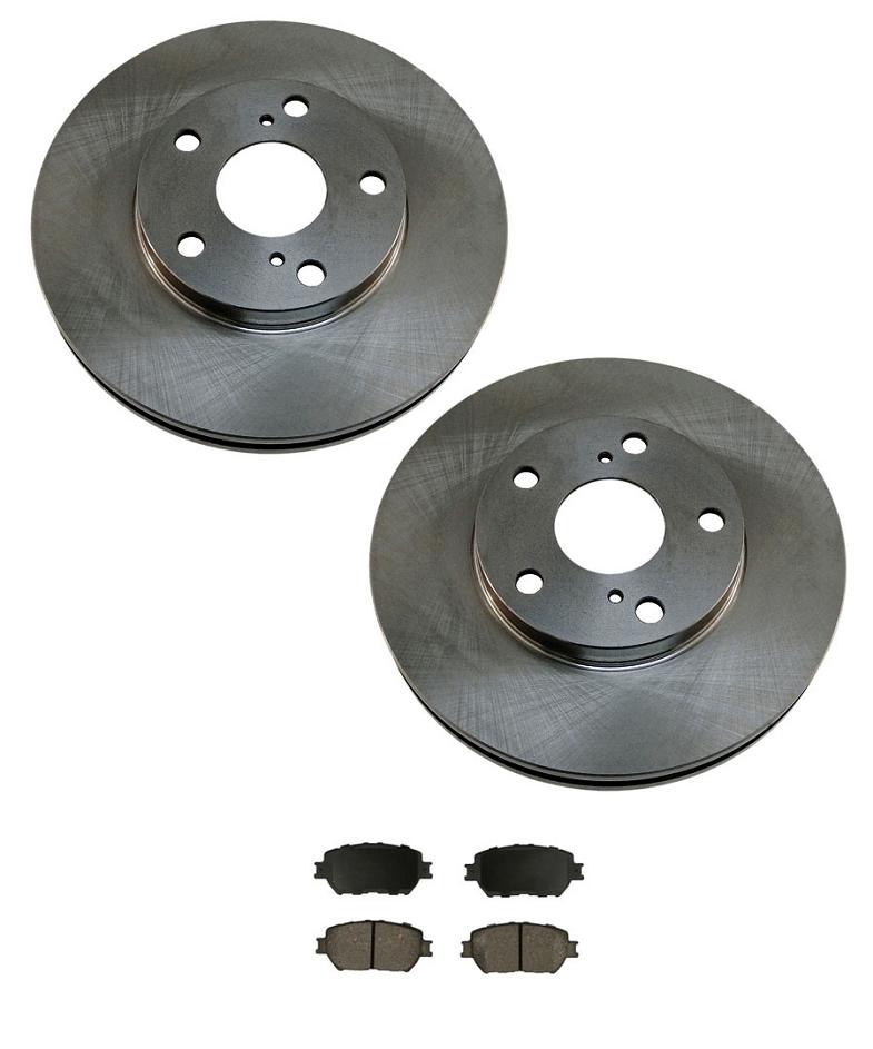 Fits For 2002-2006 Toyota Camry 4 Cly 2.4L Front Brake Rotor Pads Kit Rotors
