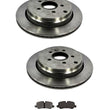 For Land Rover 2006 2007 Range Rover LR3 4.0L REAR Brake Rotors & Brake Pads
