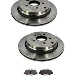 For Land Rover 2006 2007 Range Rover LR3 4.0L REAR Brake Rotors & Brake Pads
