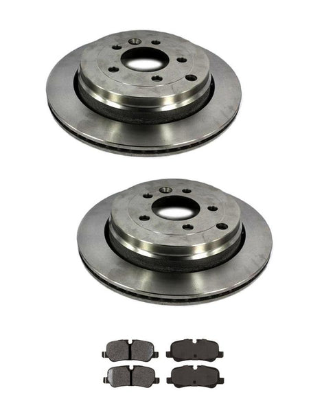For Land Rover 2006 2007 Range Rover LR3 4.0L REAR Brake Rotors & Brake Pads