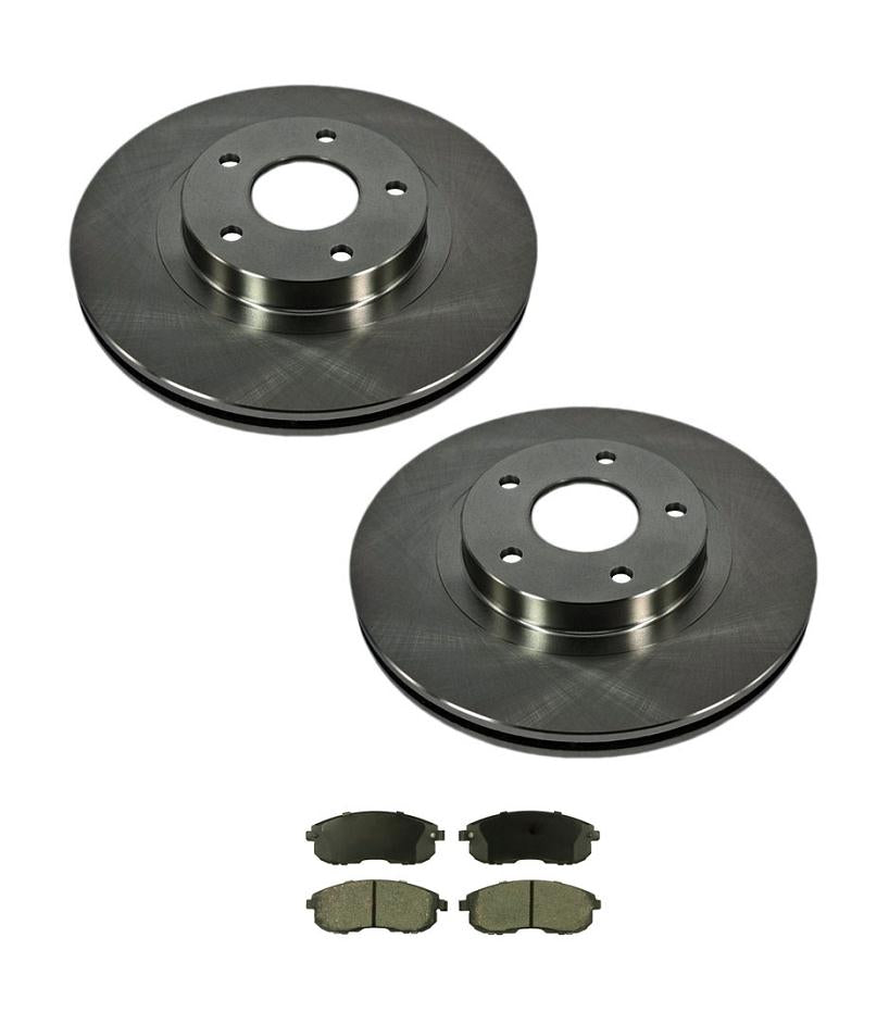 Front Disc Brake Rotors and Brake Pads for I35 02-04 & ALTIMA 02-06
