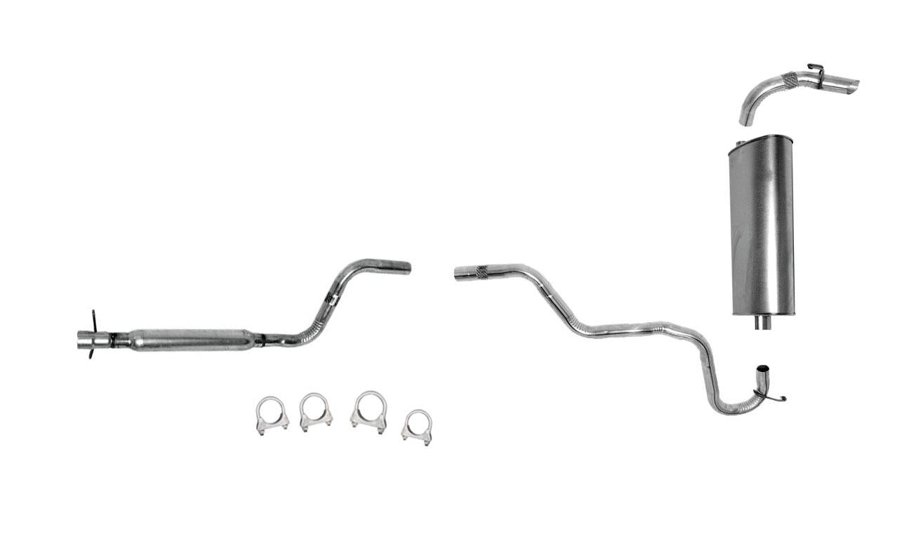 Silenciador del sistema de escape Olds 88 Bonneville LaSabre 3.8L 55170 55169 18458 52113