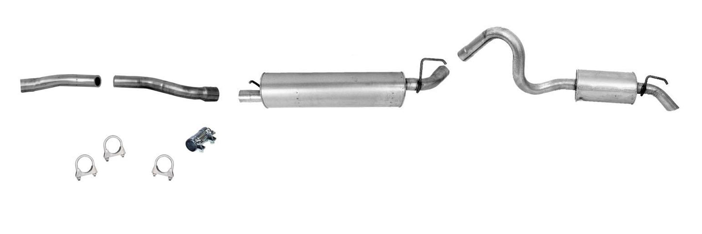 Se adapta al silenciador resonador del tubo de extensión del sistema de escape Dodge Durango 3.7L 04-07