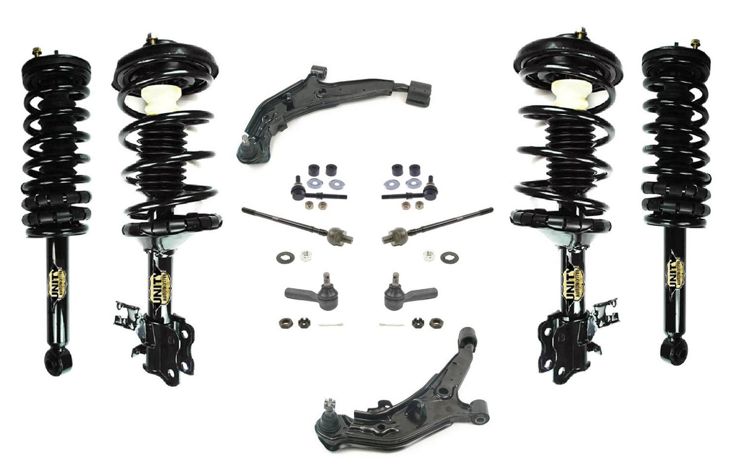 Control Arms Ball Joints Tie Rods Stabilizer Links For 95-99 Maxima Infiniti I30