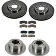 Fits 1994-1998 Mitsubishi Montero Front and Rear Disc Brake Rotors Brake Pads