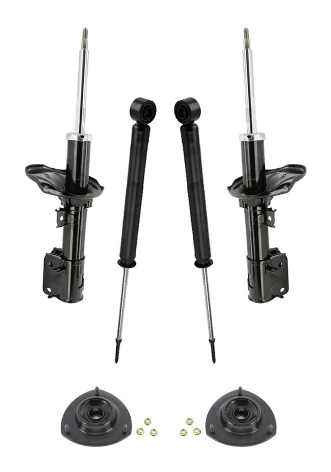 Front Struts With Mounts Plus Rear Shocks 331796L 331796R 341524 SP7719