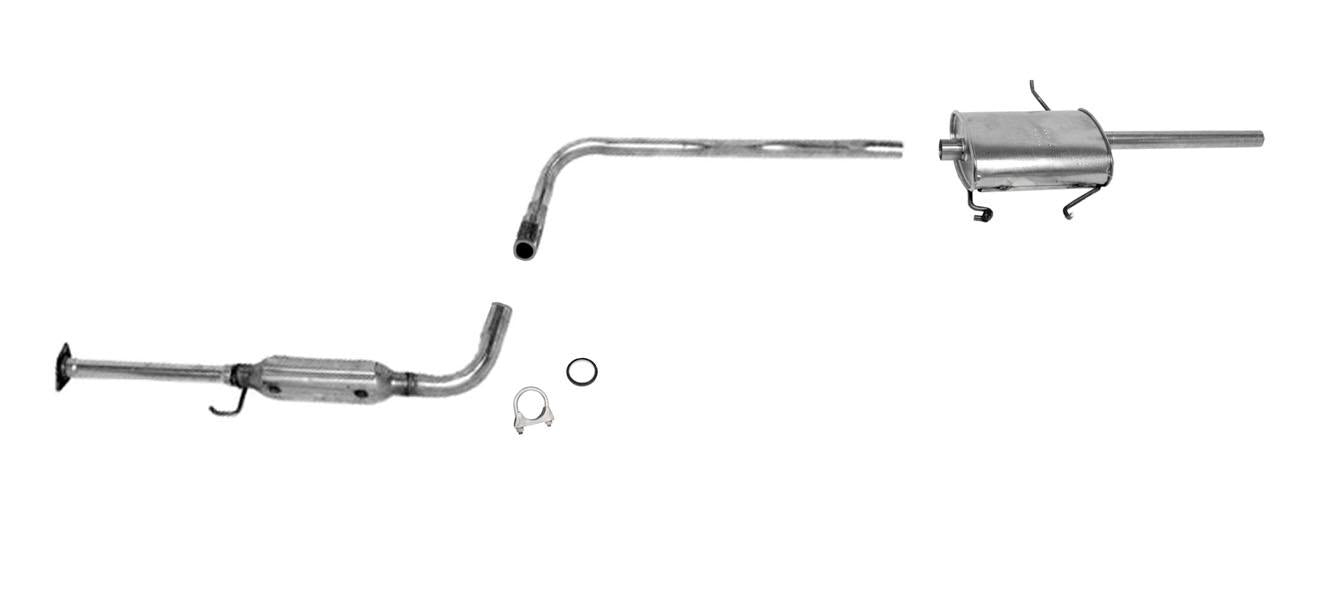 Fits 1995-2001 Geo / Chevrolet Metro 1.3L 4 Doors Muffler Exhaust Pipe System