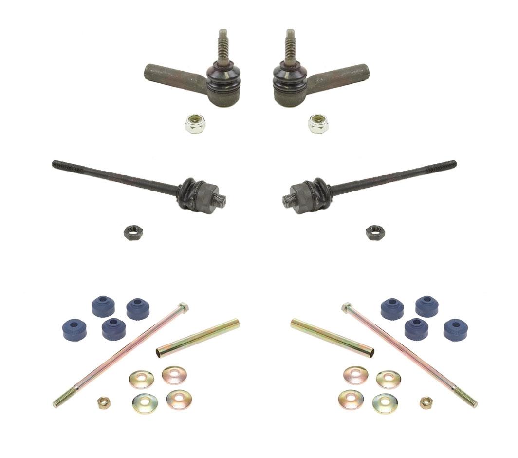 Chevrolet Gmc y Hummer Sway Bar Links Interior y Exterior Tie Rods Kit de 6 piezas