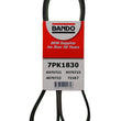 Bando 7PK1830 Serpentine Belt - Drive Belt 2008-2012 Accord 2.4L REF# K070721