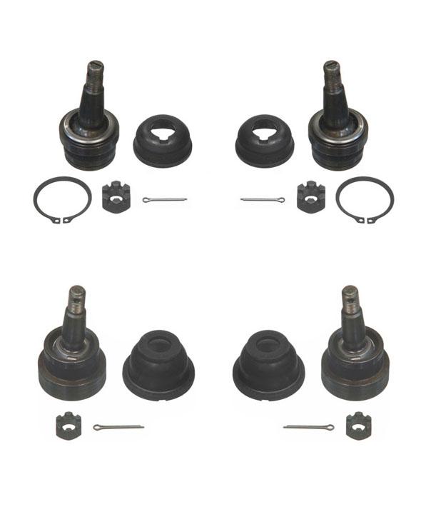 Front Upper & Lower Ball Joints Fits 94-96 Ram Pick Up 1500 Rear Wheel Drive