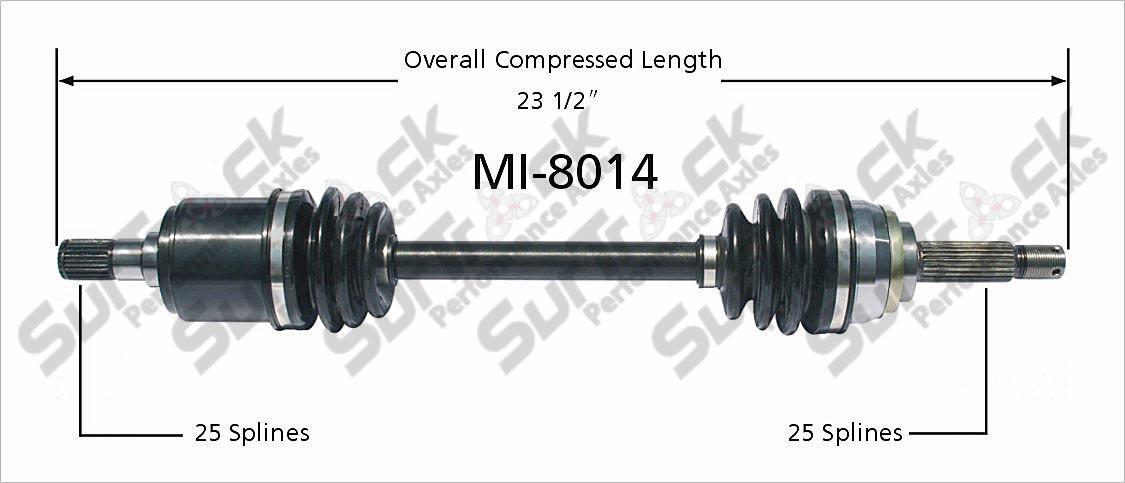 CV Drive Axle Shaft Fits Colt Eagle Summit Mirage Champ Colt 83-94 Front P