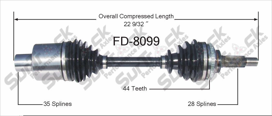 CV Drive Axle Shaft Fits Ford Escape Mazda Tribute 2001-09 Front P