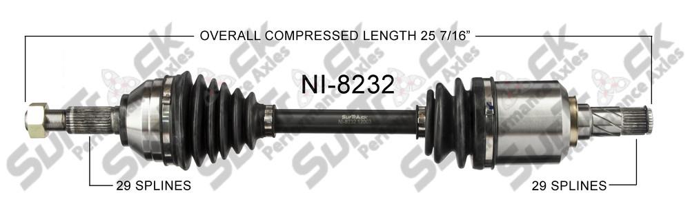 New CV Drive Axle Shaft Fits Nissan Altima 2.5L M/T 2007-10 Front D