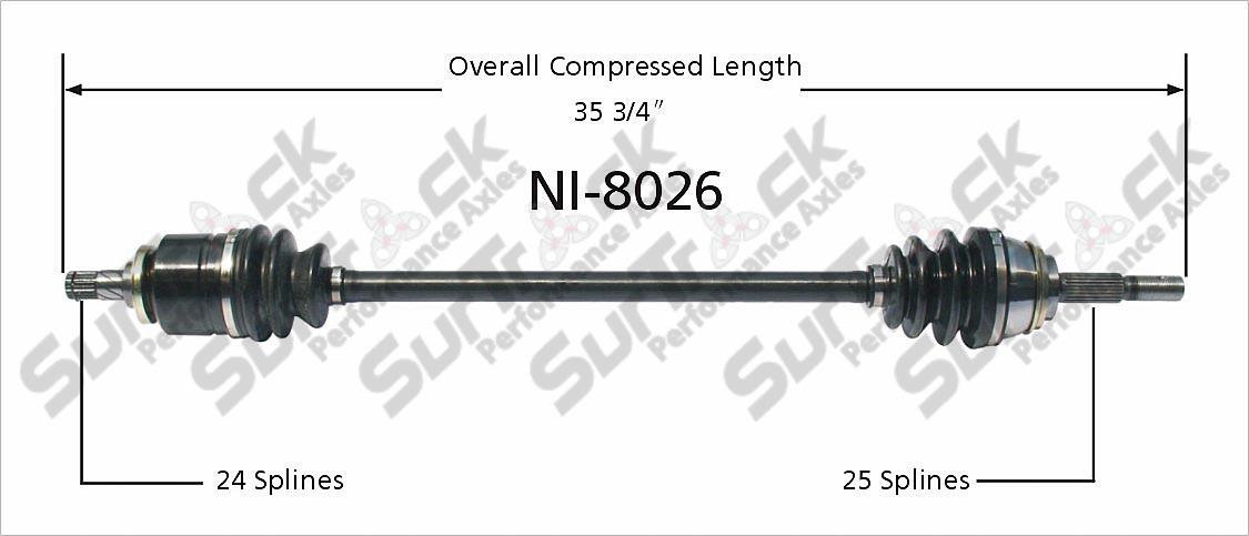 New CV Drive Axle Shaft Fits Nissan Sentra 1991-94 Front P