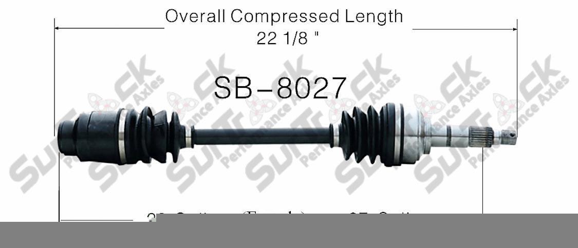 CV Drive Axle Shaft Fits for Subaru Justy 1990-94 Front Driver Passenger