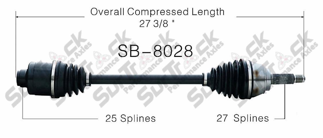 New CV Drive Axle Shaft fits for Subaru Justy 1989-94 Rear