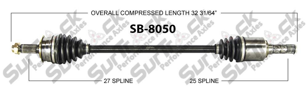 Front Driver & Passenger CV Drive Axle Shaft Fits for Subarun B9 Tribeca 06-10