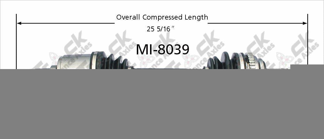 CV Drive Axle Shaft Fits Dodge Stealth Mitsubishi 3000GT 1991-99 Front P
