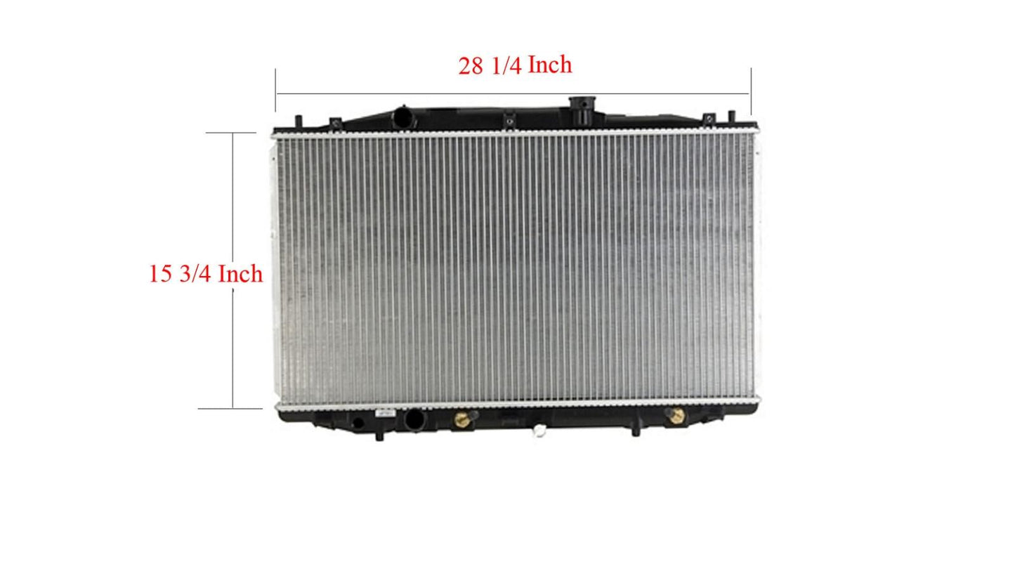 Radiador de refrigeración REF# 3185 para Accord 2.4L Sedan VALEO o estilo DENSO 03-07