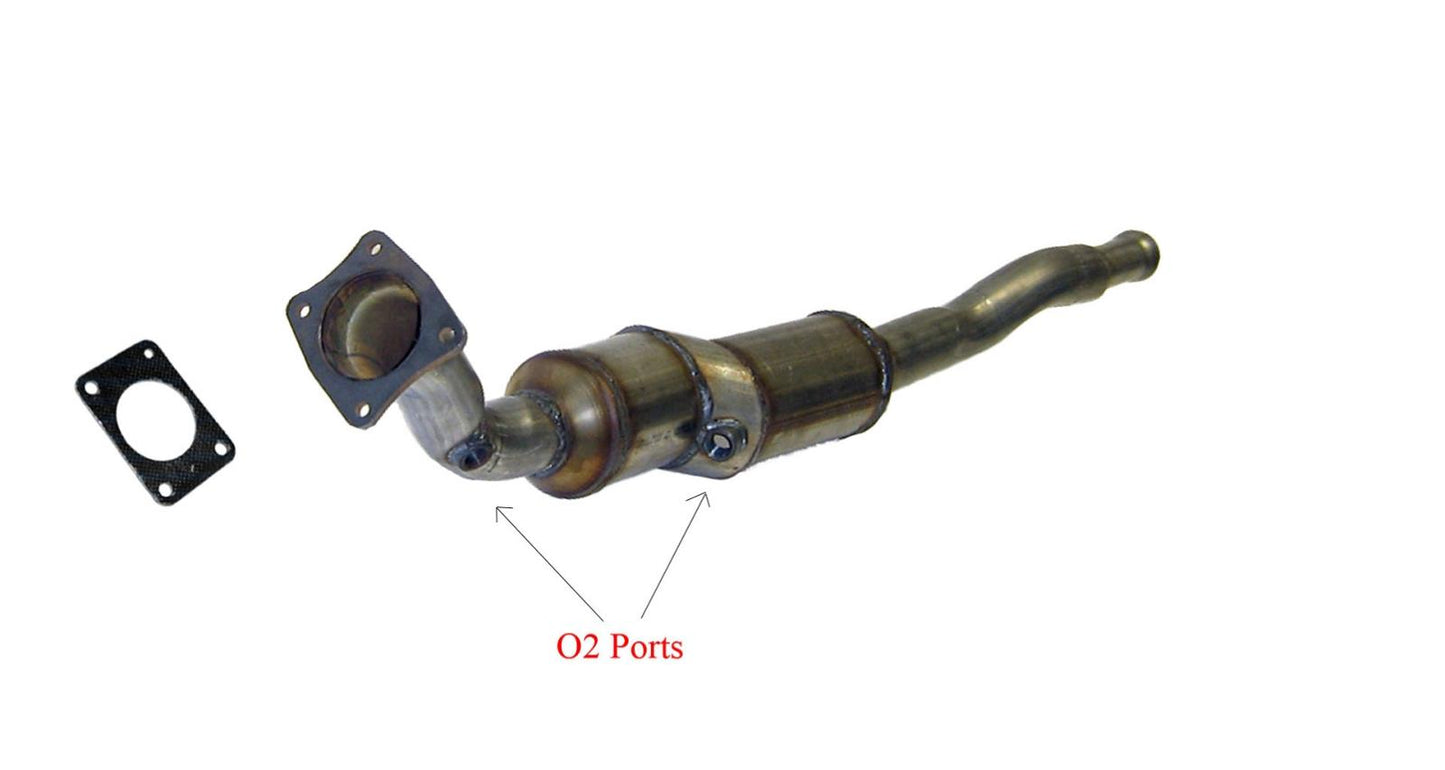 Fits Volvo V70 99-2000 2.4L Non Turbo Catalytic Converter Square Flange No Flex