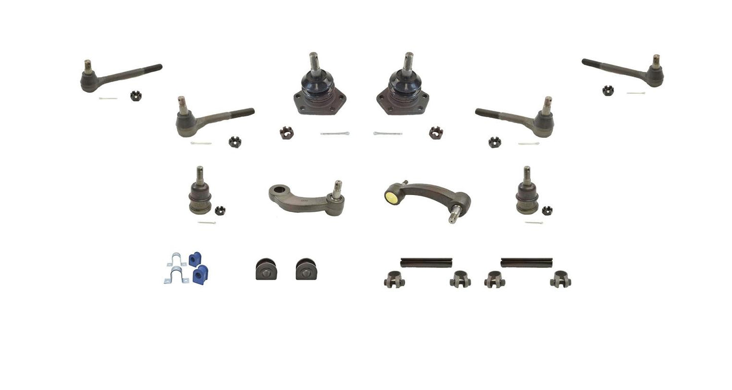 1991-1995 G30 G3500 GM Vans Kit de chasis de 14 piezas, rótulas, varillas de amarre