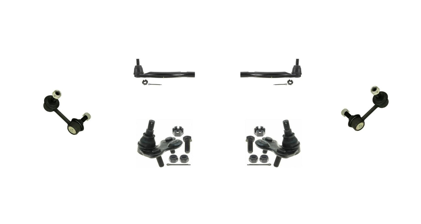 2006-2011 Civic Sway Bar Enlaces Extremos de barra de acoplamiento Rótulas Kit de 6 piezas